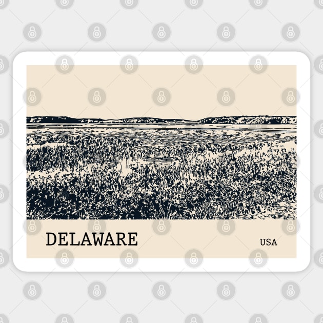 Delaware USA Sticker by Lakeric
